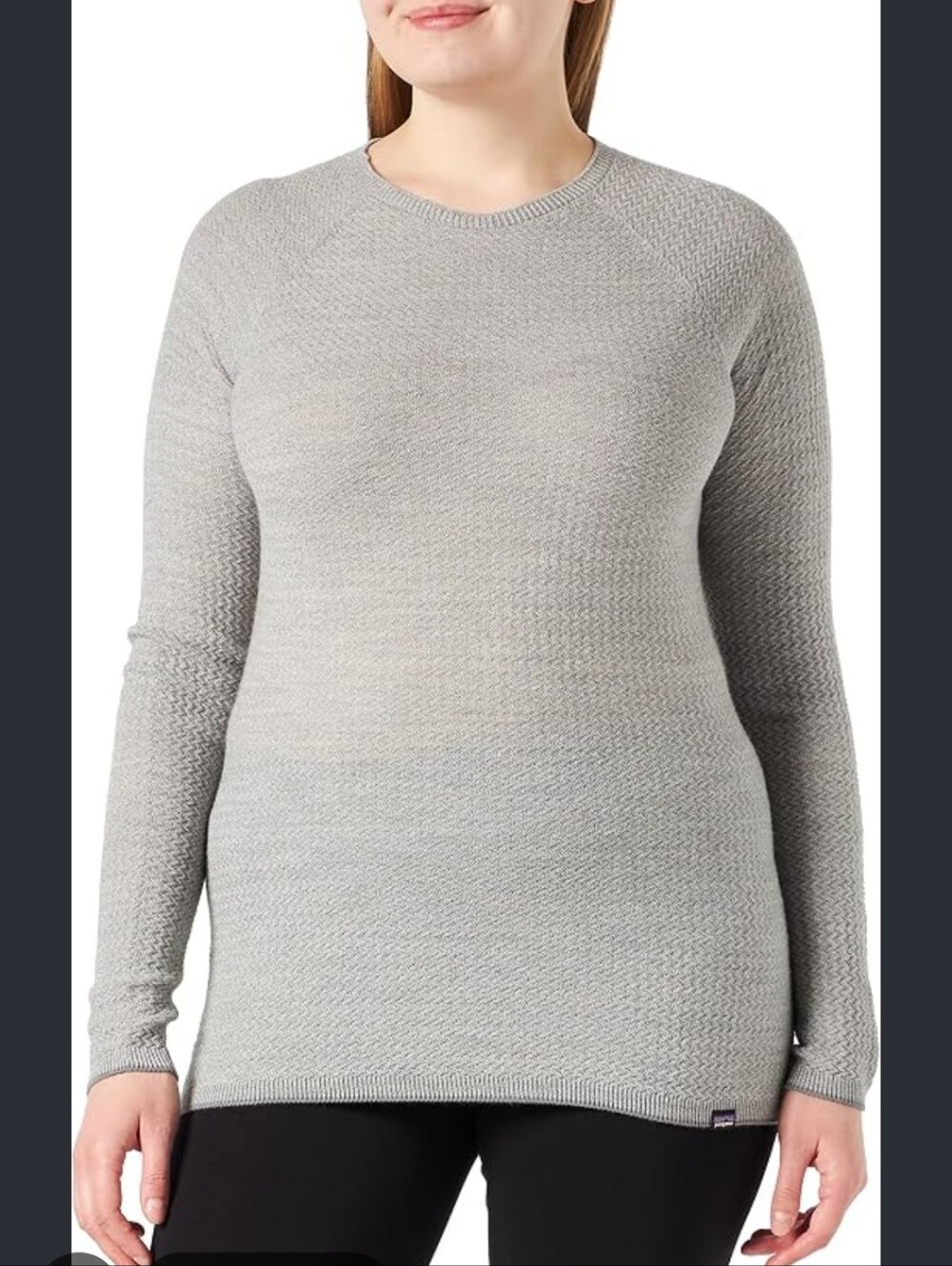 Patagonia Organic Cotton Capilene Air Crew Sweater Baselayer S Small